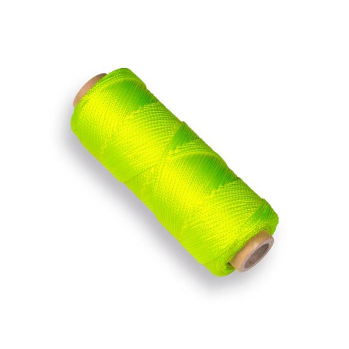 Labora Uitzetkoord nylon - 1,5 mm - fluor geel