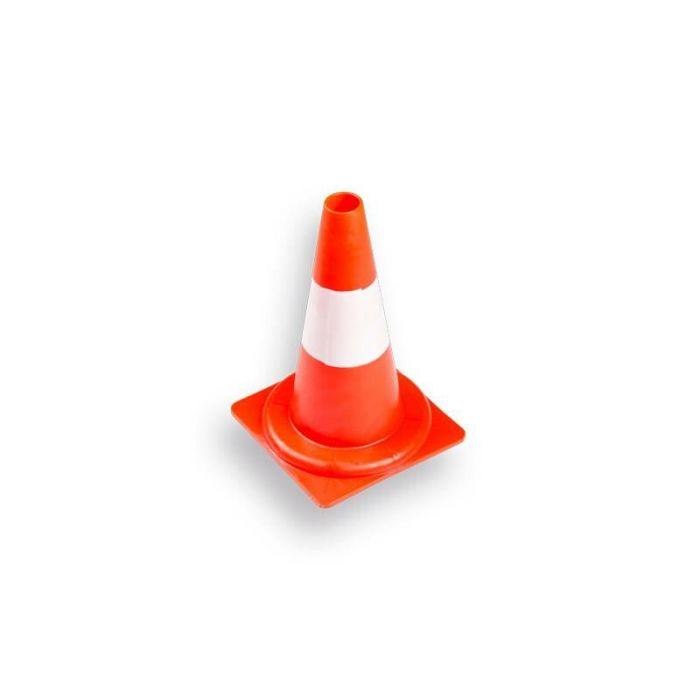 Pilon - verkeerskegel oranje / wit 32 - 50 cm - 998890 / 998894