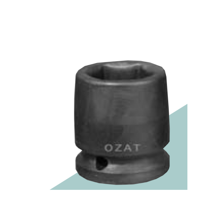 Ozat Krachtdop 1/2" kort - 6-kant