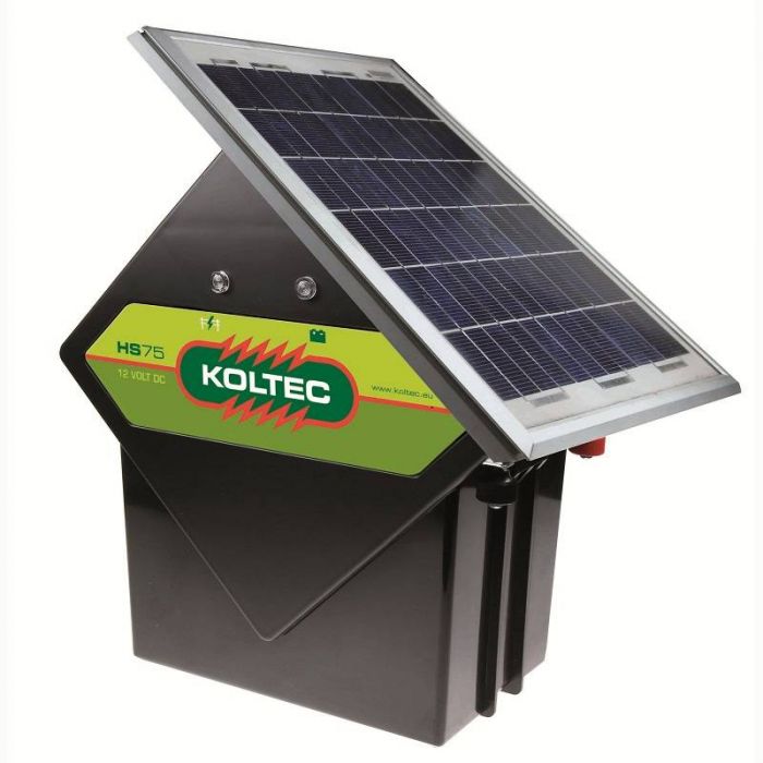 Koltec HS75 schrikdraadapparaat + 10 watt Solarset - 160-81310