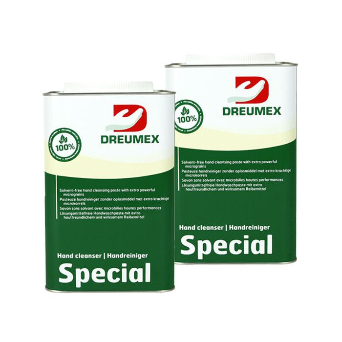 Dreumex Special handzeep 2x 4,2 kg + gratis pomp