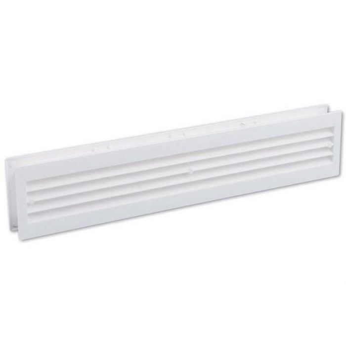 Nedco Deurventilatierooster 455x90 mm - kunststof wit - 641.002.00