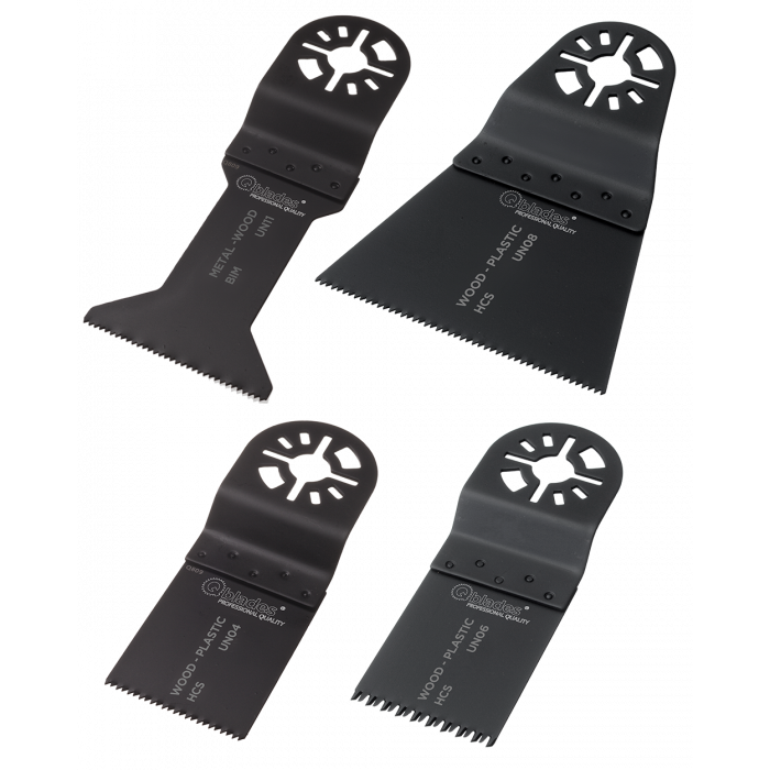 Qblades UN92 zaagblad set multitool - hout/metaal - universeel