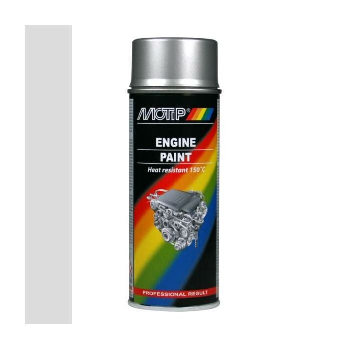 Motip Motorblok lak hittebestendig - aluminium - 400 ml - 04093