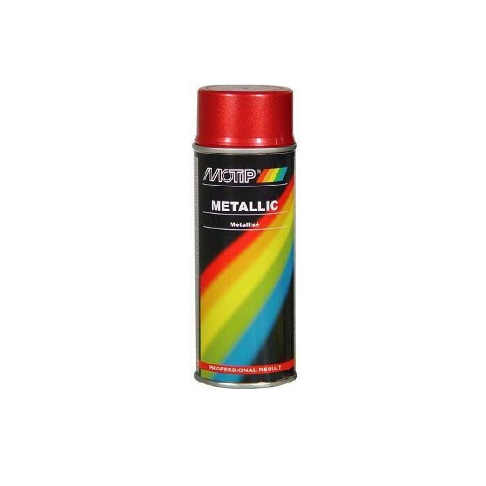 Motip Metallic lak - rood - 400 ml - 04045