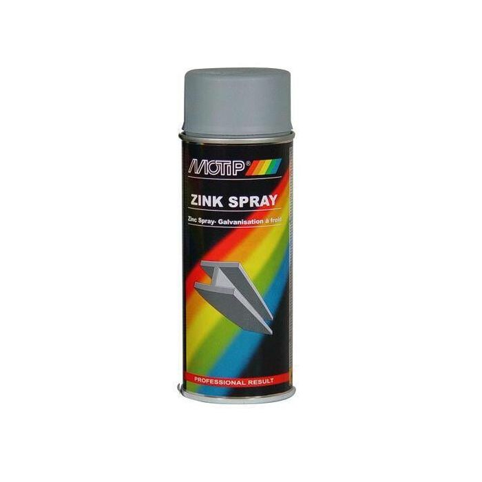 Motip Zinkspray - grijs - 400 ml - 04061