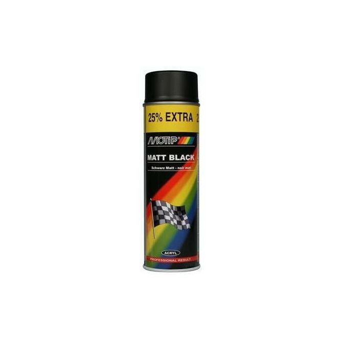 Motip Acryl lak Ultra mat zwart - 500 ml - 04006