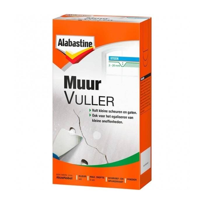 Alabastine Muurvuller - wit - 1000 gram