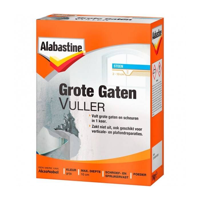 Alabastine Grote gaten vuller - 1000 gram