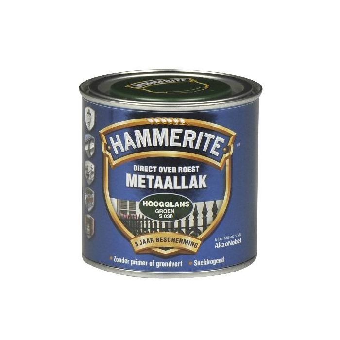 Hammerite Metaallak hoogglans S030 groen 250ML