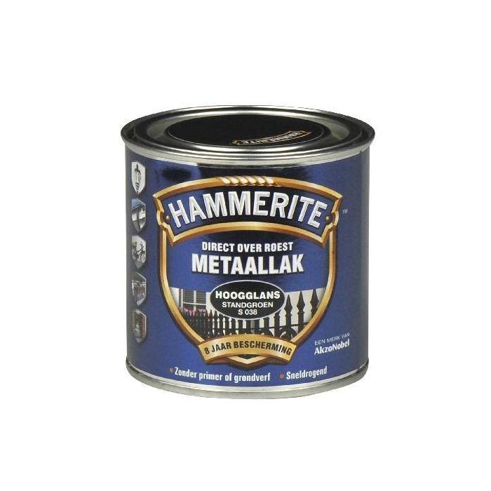 Hammerite Metaallak hoogglans S038 stand groen 250ML