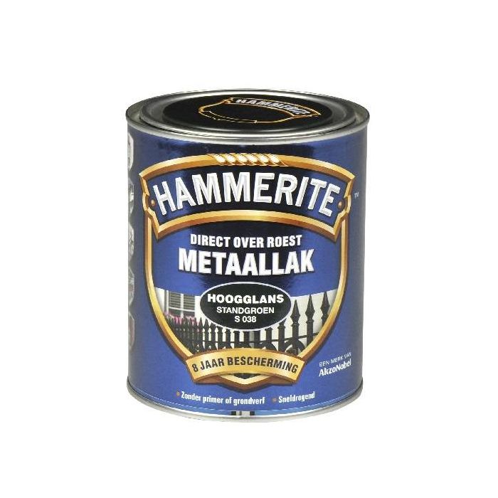 Hammerite Metaallak hoogglans S038 stand groen 750ML