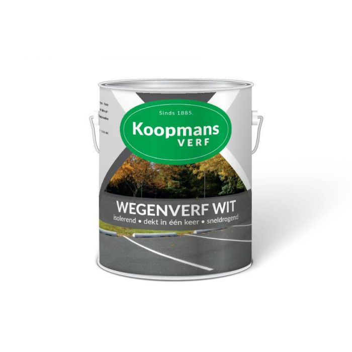 Koopmans Wegenverf wit 250ML