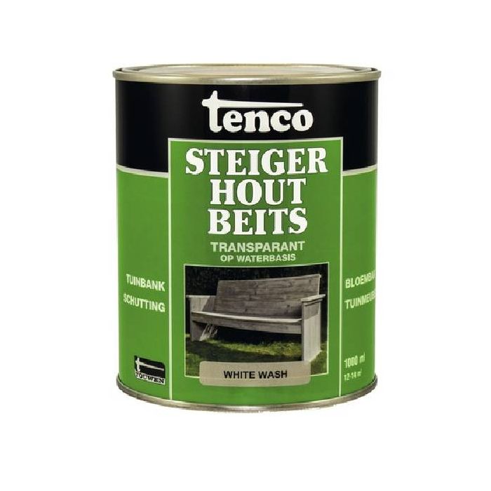 Tenco Steigerhoutbeits - white wash - 1 Liter