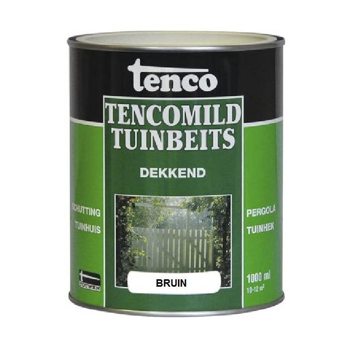 Tenco Tencomild tuinbeits - bruin dekkend - 1 Liter