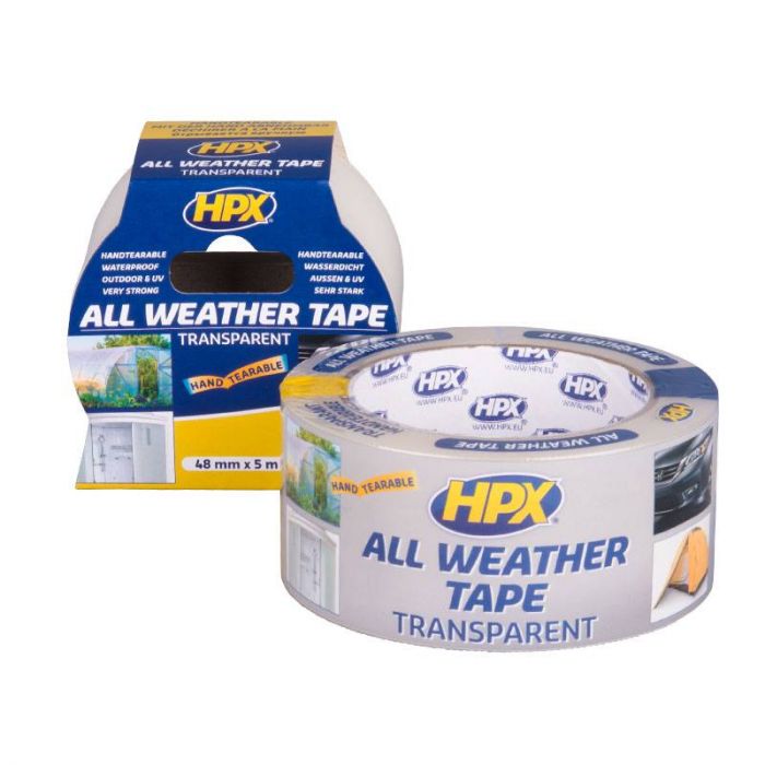 HPX All Weather tape - 48 mm - transparant acrylaat