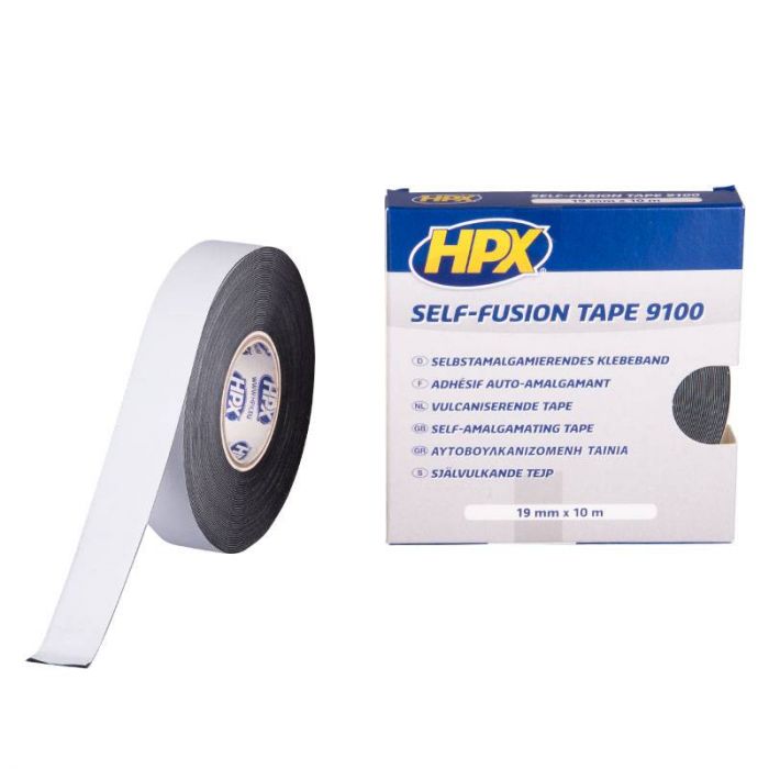 HPX Zelfvulkaniserende tape zwart 19mm x 10 meter SF1910