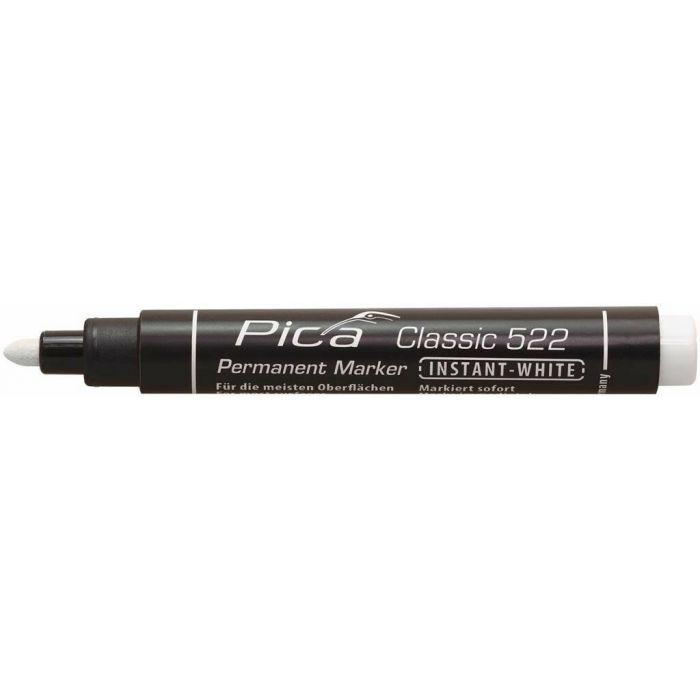 Pica Permanent marker 522/52 1-4 mm ronde punt wit