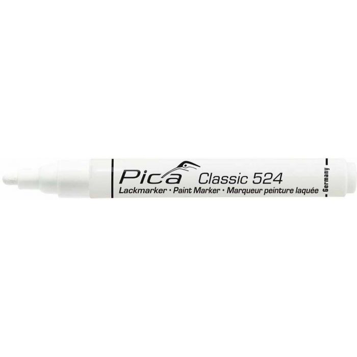 Pica Lakmarker 524/52 2-4 mm ronde tip wit