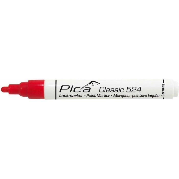 Pica Lakmarker 524/40 2-4 mm ronde tip rood