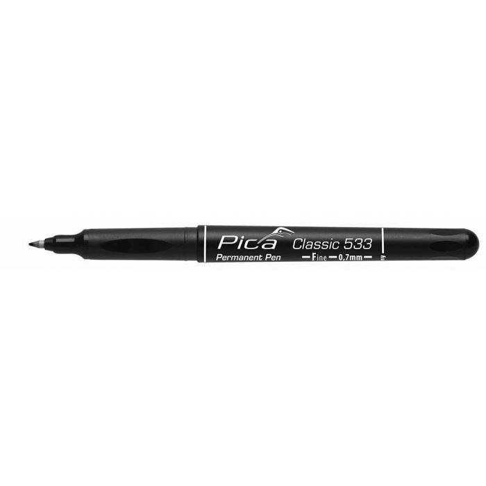 Pica 533/46 Classic permanent pen - 0,7 mm  - rond - zwart