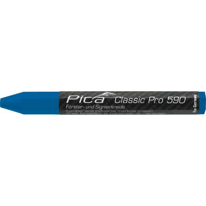 Pica 590/41 Markeerkrijt PRO - Ø12x120 mm - blauw - 12 stuks