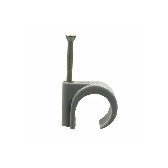 Tack Universele spijkerclip - 16-19 mm - grijs - 100 stuks - 37284