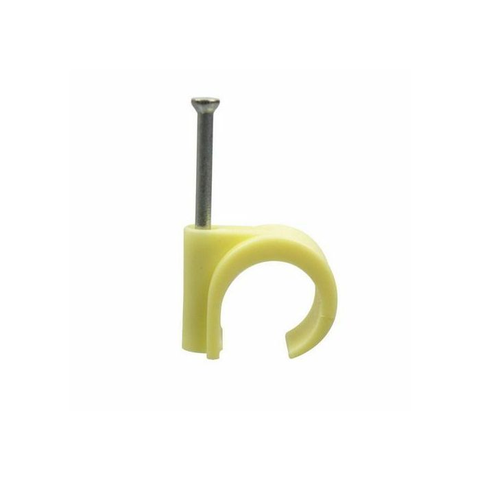 Tack Universele spijkerclip - 16-19 mm - creme - 100 stuks - 37283