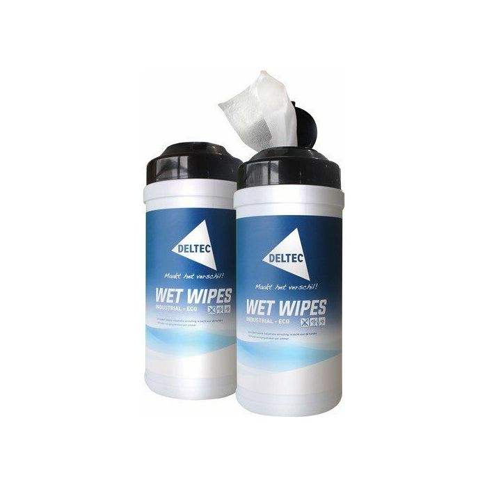 Deltec Wet Wipes tube - poetsdoekjes - 100 stuks