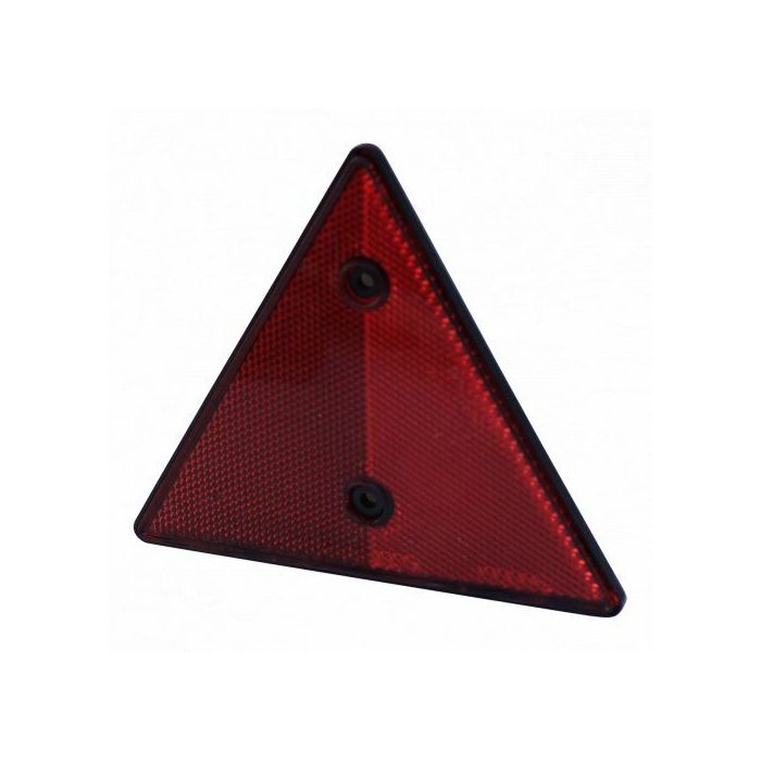 Reflector driehoek rood - 150x150 mm - opschroefbaar