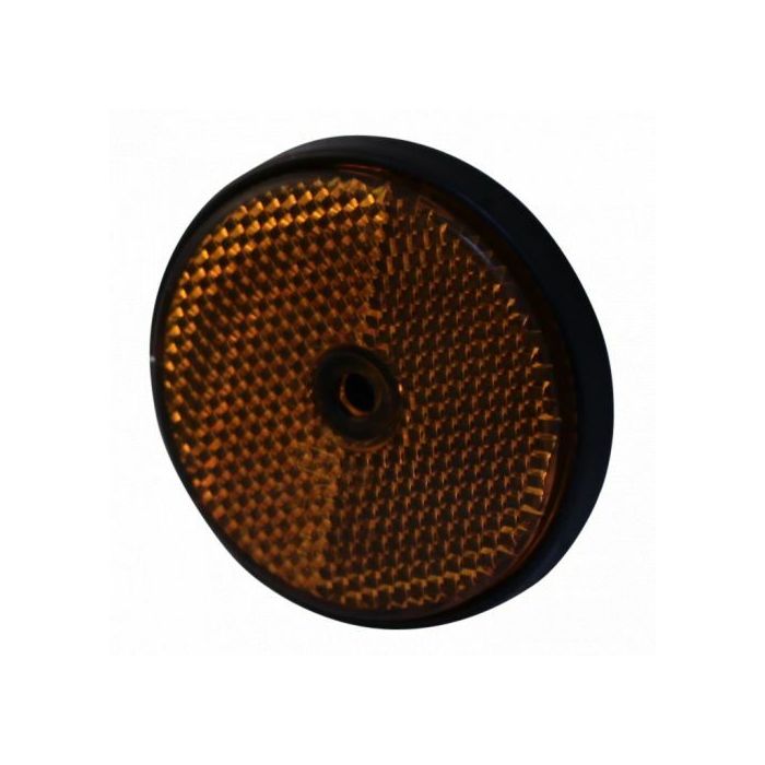 Radex Reflector oranje - Ø61 mm - opschroefbaar