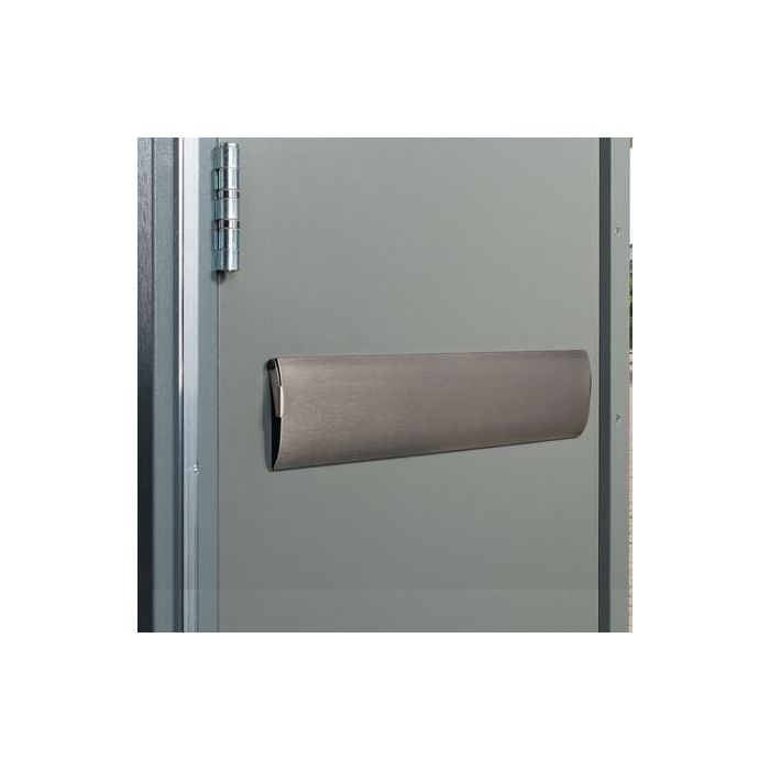 Ellen Brievenbus tochtafsluiter met klep - 340x84 mm - INOX - 810400000