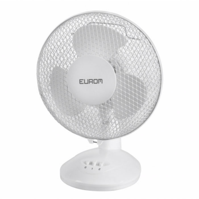 Eurom VT9-blanc ventilator tafelmodel - 25 Watt - Ø22,5 cm - 385427