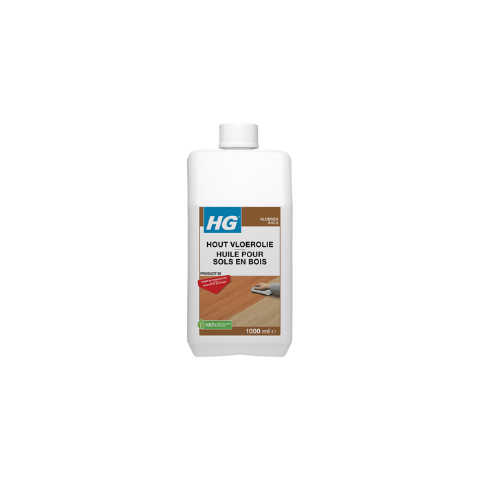 HG Houten vloeren vloerolie naturel nr. 60 - 1 liter