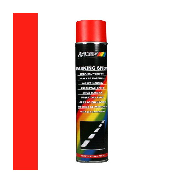 Motip Markeringsspray - rood - 600 ml - 000029