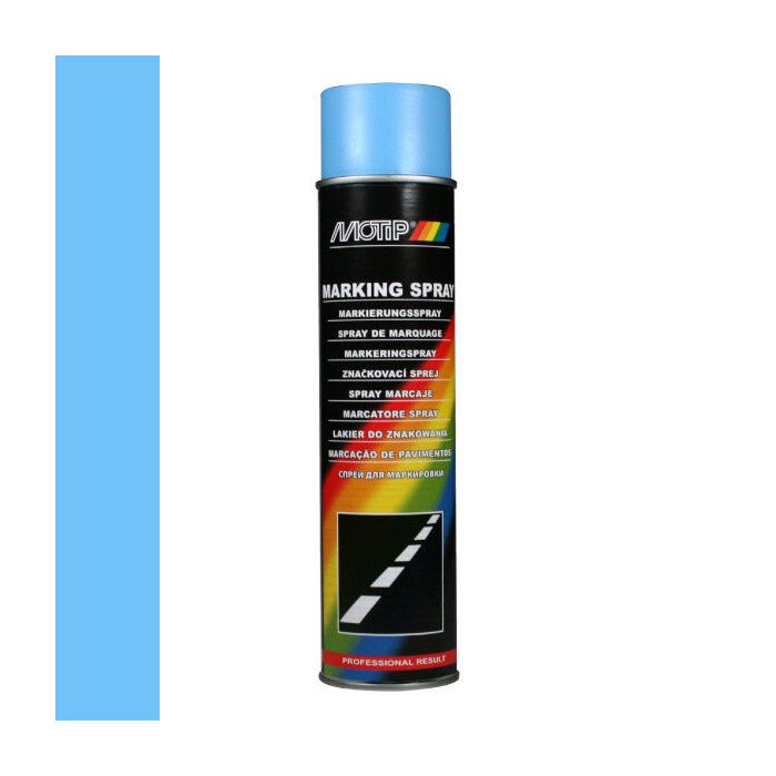 Motip Markeringsspray - blauw - 600 ml - 000028