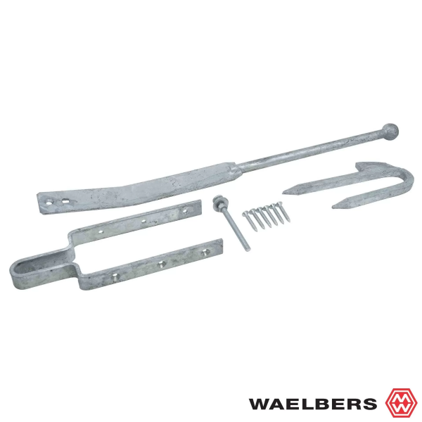 Waelbers Veersluiting 3 delen - grijs - 77 mm - staal - 147333.75