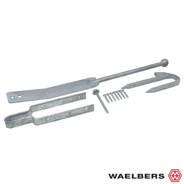 Waelbers Veersluiting 3 delen - grijs - 51 mm - staal - 147343.75