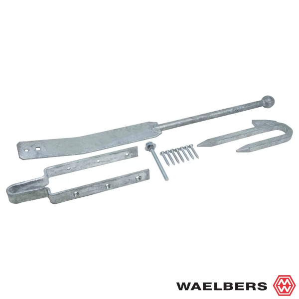 Waelbers Veersluiting 3 delen - grijs - 64 mm - staal - 147353.75