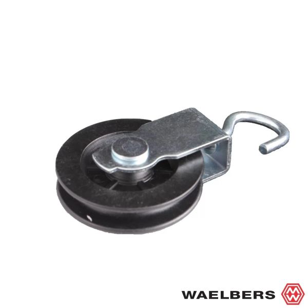 Waelbers Katrol draaibaar met haak - 60 mm - 620201.02