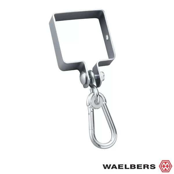 Waelbers Schommelhaak vierkant - 90x90 mm - staal - 629201.05