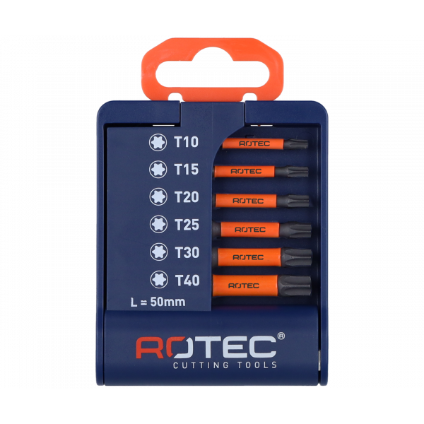 Rotec IMPACT Bitset - TX - 6-delig - 825.0140