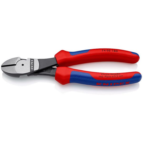 Knipex 74 02 180 Kracht-zijsnijtang - 180 mm - gepolijste kop