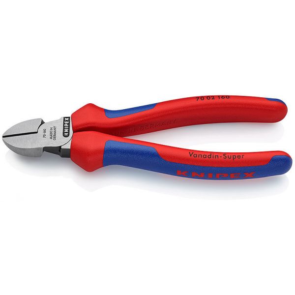 Knipex 70 02 160 Zijsnijtang - 160 mm - gepolijste kop