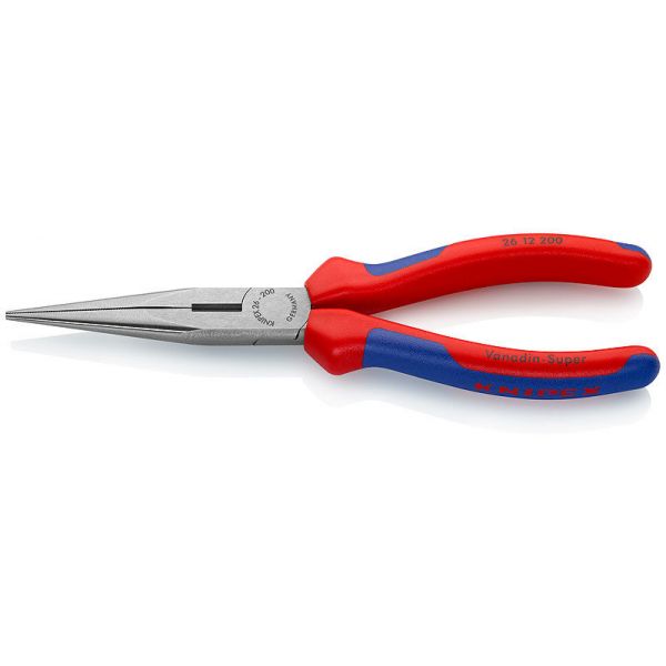 Knipex 26 12 200 Telefoontang recht - 200 mm - gepolijste kop