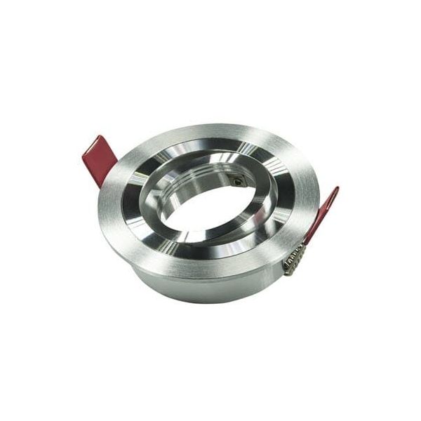 Tronix 148-553 Inbouwspot rond - kantelbaar - aluminium