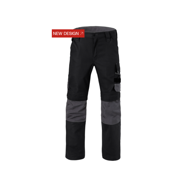 Havep 80229 Werkbroek Attitude - heren - Zwart/ Charcoal grijs