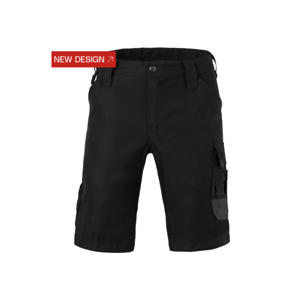 Havep 80241 Werkbroek bermuda Attitude - heren - zwart / charcoal grijs