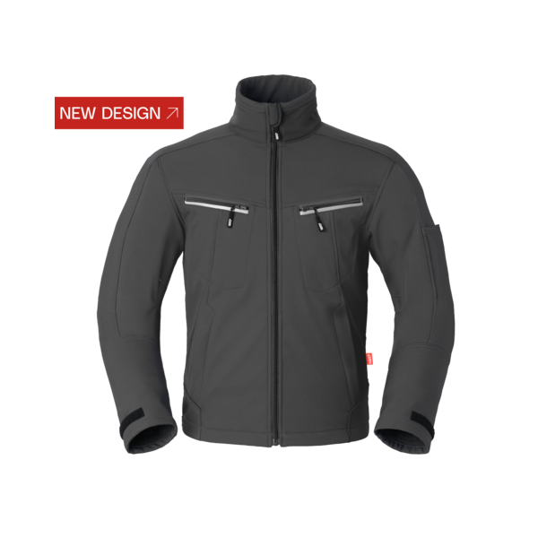 Havep 40145 Softshell Jas - heren - Charcoal grijs