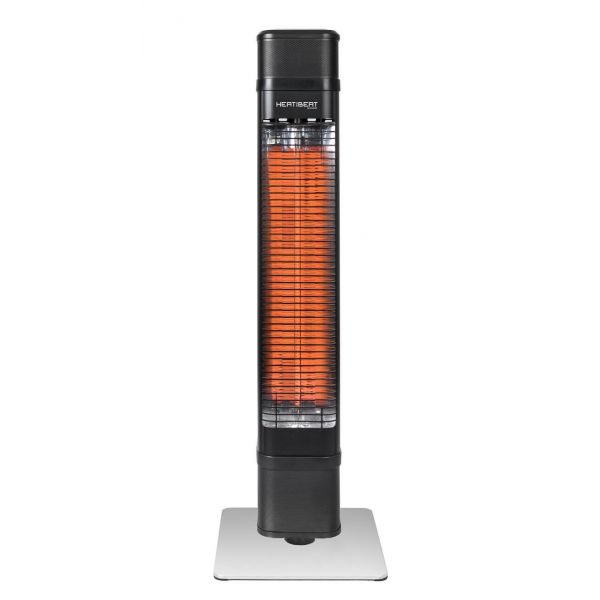 Eurom Terrasverwarmer Heat and Beat tower - bluetooth speaker - 2200 Watt - 334562